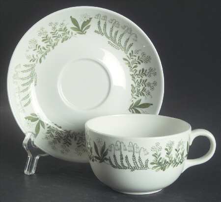 Polaris Flat Cup & Saucer Set