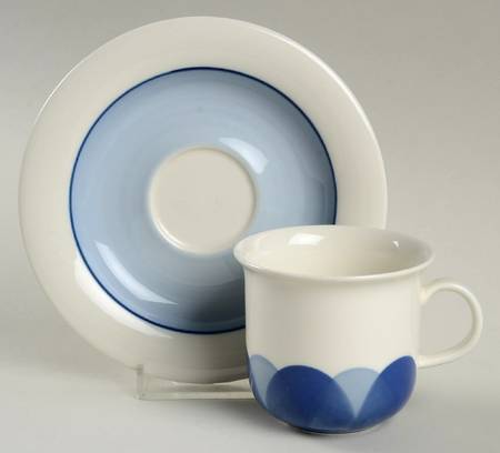 Pudas Arctica Flat Demitasse Cup & Saucer Set