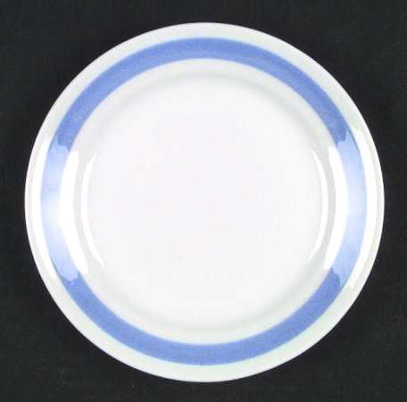 Ribbons Blue (White Background) by Arabia of Finland