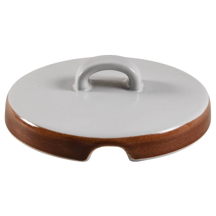 Rosmarin Brown Lid for 1 Qt Round Casserole
