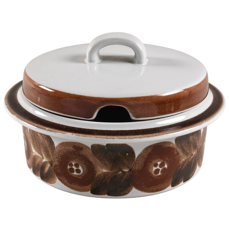 Rosmarin Brown 1 Qt Round Covered Casserole