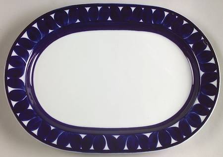 Sotka Blue 11" Oval Serving Platter