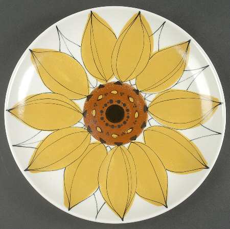 Sun Rose 12" Chop Plate (Round Platter)