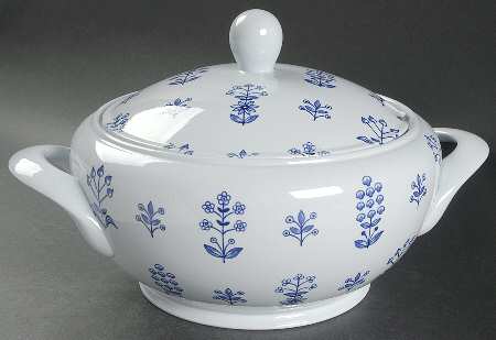 Tapestry Blue Tureen &  Lid