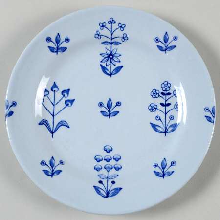 Tapestry Blue Bread & Butter Plate