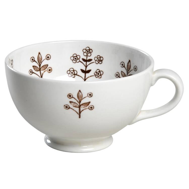 Tapestry Brown Footed Cup