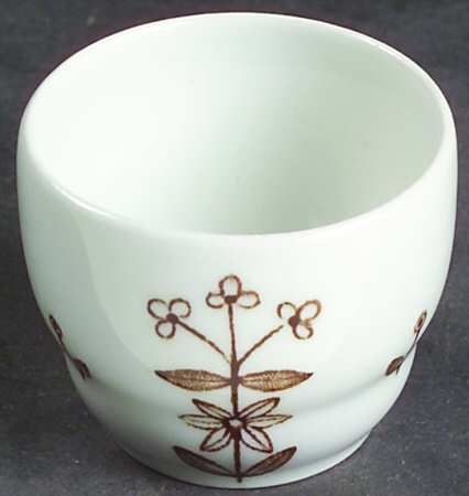 Tapestry Brown Single Egg Cup