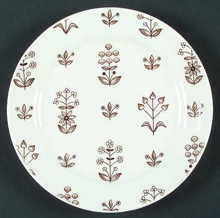 Tapestry Brown Salad Plate