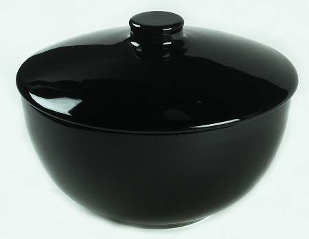 Teema Black 1.25 Qt Round Covered Casserole
