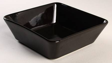 Teema Black 6" Square Vegetable Bowl