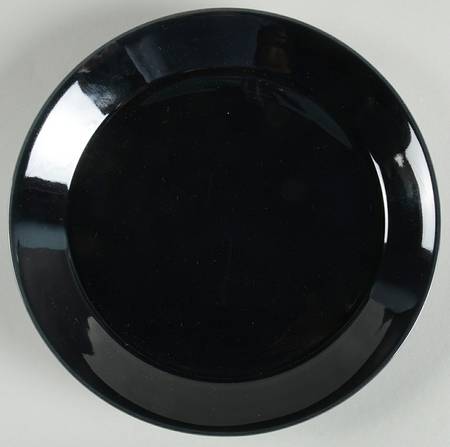 Teema Black Salad Plate