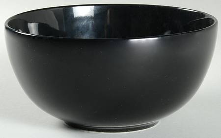 Teema Black 7" Round Vegetable Bowl