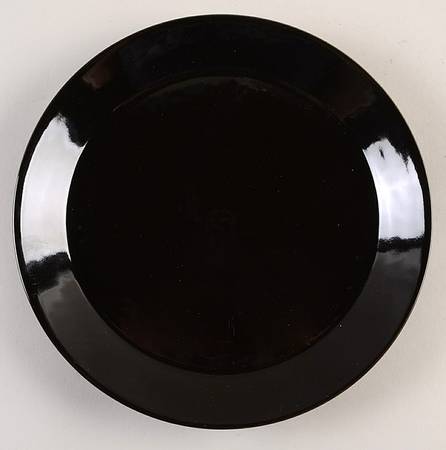 Teema Black Dinner Plate