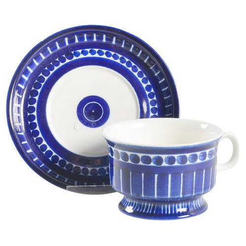 Valencia Footed Cup & Saucer Set
