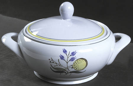 Windflower Round Covered Vegetable