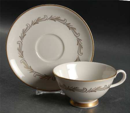 First Love Footed Cup & Saucer Set