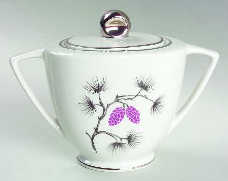 Southern Pines Sugar Bowl & Lid