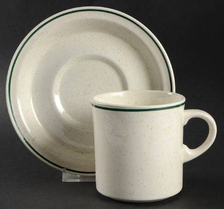 Emerald Isle Flat Cup & Saucer Set by Arklow