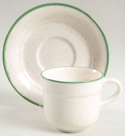 Thistledown Flat Cup & Saucer Set