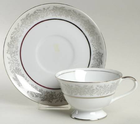 Filigree Footed Cup & Saucer Set