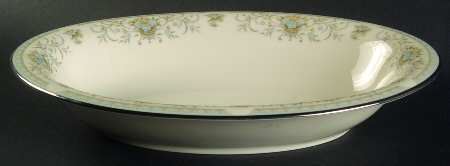 Blue Versailles 10" Oval Vegetable Bowl