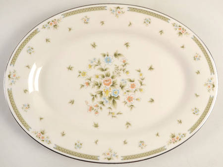 Spring Gardens 14" Oval Serving Platter