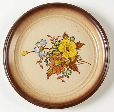 Autumn Bouquet Salad Plate by Arita