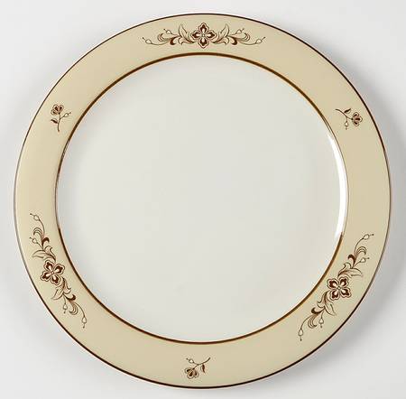 Celebration Brown Salad Plate