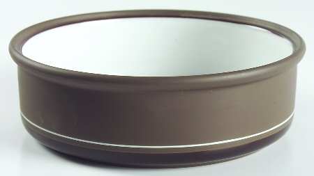 Genesis Brown 8" Round Vegetable Bowl