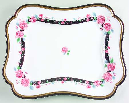 Victoria's Garden 14" Rectangular Serving Platter by Arita