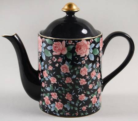 Victoria's Garden Coffee Pot & Lid