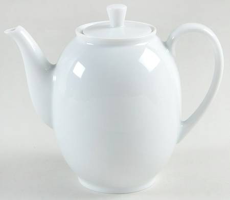 Arzberg White (Shape 1382) Mini Coffee Pot & Lid