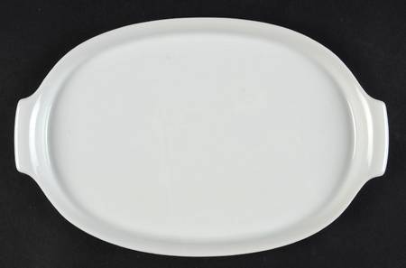 Arzberg White (Shape 1382) 8" Oval Handled Tray