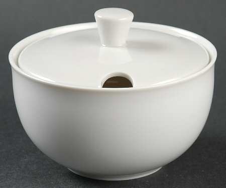 Arzberg White (Shape 1382) Jam/Jelly & Lid