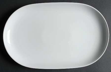 Arzberg White (Shape 1382) 14" Oval Serving Platter