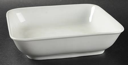 Arzberg White (Shape 1382) 7" Square Vegetable Bowl