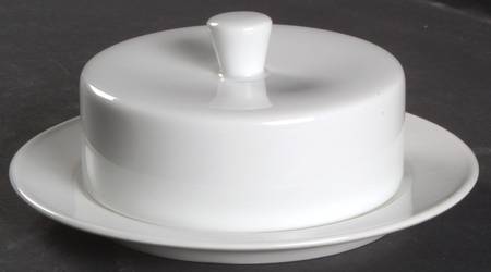 Arzberg White (Shape 1382) Butter Box & Lid