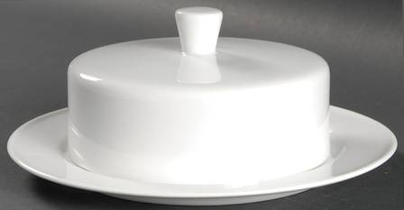 Arzberg White (Shape 1382) Round Covered Butter