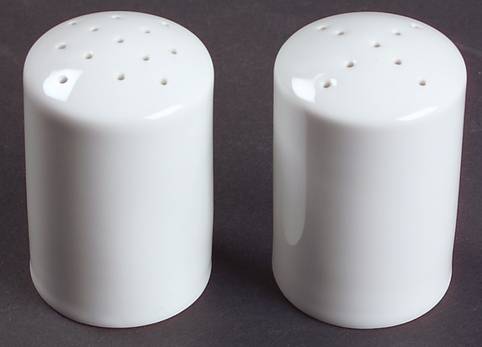 Arzberg White (Shape 1382) Salt & Pepper Set