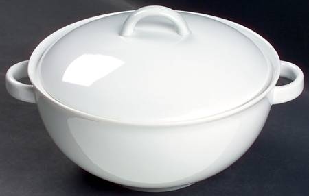 Arzberg White (Shape 1382) Round Covered Vegetable