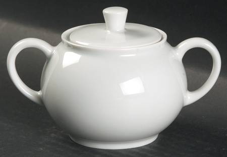 Arzberg White (Shape 1382) Sugar Bowl & Lid
