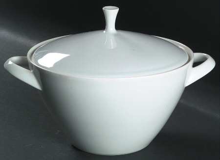 Arzberg White (Shape 2025) Round Covered Vegetable