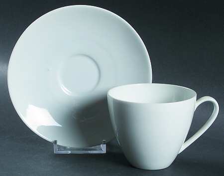 Arzberg White (Shape 2025) Espresso Cup and Saucer Set