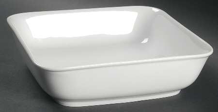 Arzberg White (Shape 2025) 8" Square Vegetable Bowl