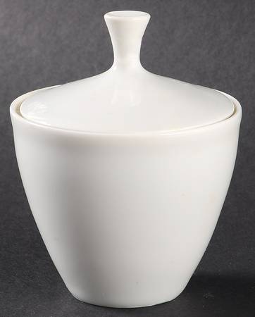Arzberg White (Shape 2025) Mini Sugar Bowl & Lid