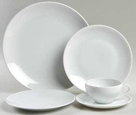 Arzberg White (Form Shape 2000) 5 Piece Place Setting