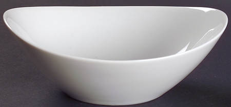 Arzberg White (Form Shape 2000) 6" Oval Vegetable Bowl