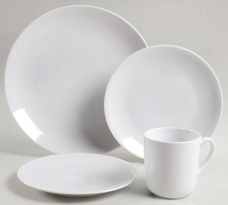 Arzberg White (Form Shape 2000) 32 Piece Estate Set