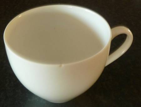 Arzberg White (Form Shape 2000) Flat Cup