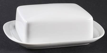 Arzberg White (Form Shape 2000) Square Covered Butter